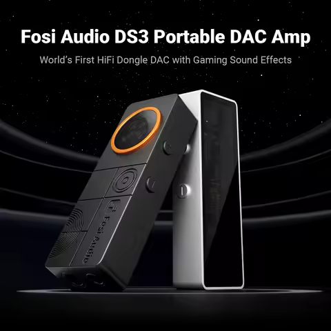 Fosi Audio DS3 Portable DAC Amplifer HIFI Headphone Amplifer Decoder For iPhone and Mobile Devices D
