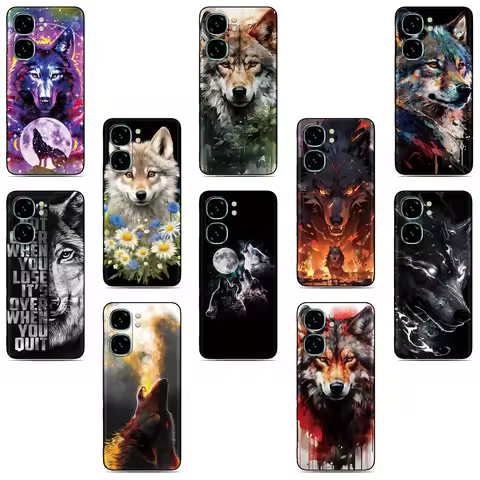 Lone Wolf Phone Case For Nokia G42 C32 C22 C20 C10 C12 C02 G22 G21 G20 G10 C1 6.1 G11 C01 C21 Plus X