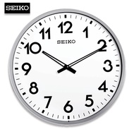 Velashop  นาฬิกาแขวนผนังขนาดใหญ่ไซโก้ Seiko ขนาด 18 นิ้ว ขอบพลาสติกอย่างดี รุ่น QXA560S (สีขาว), QXA