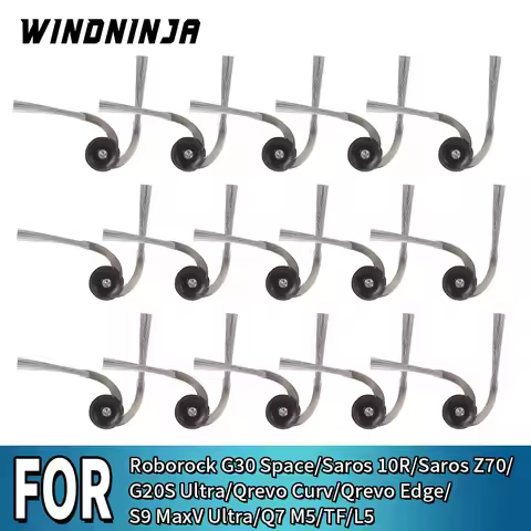 Side Brush Part For Roborock Vacuum G30 Space/Saros 10R/Saros Z70/G20S Ultra/Qrevo Curv/Qrevo Edge/S