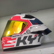 Helm Full Face KYT TTC Fuselage Red Paket Ganteng