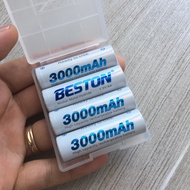 Bộ Sạc pin AA AAA Beston C9012 Sạc nhanh tự ngắt khi đầy nguồn 220V đèn báo thông minh pin sạc cho m