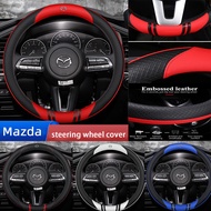 Alcantara Steering Cover All Season No Smell Thin All Mazda Model Car Fur Genuine Leather Steering W