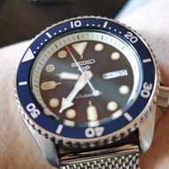 New Seiko 5 Sport Srpd71K1 + Strap Stainless Blue Srpd71 Bekas Mulus High Quality