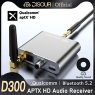 CSR Wireless Receiver APTX-HD BT 5.2 HiFi Stereo Audio Adapter Support Coaxial Optical Fiber aptX-LL For Headphone TV Amplifier TV Receivers