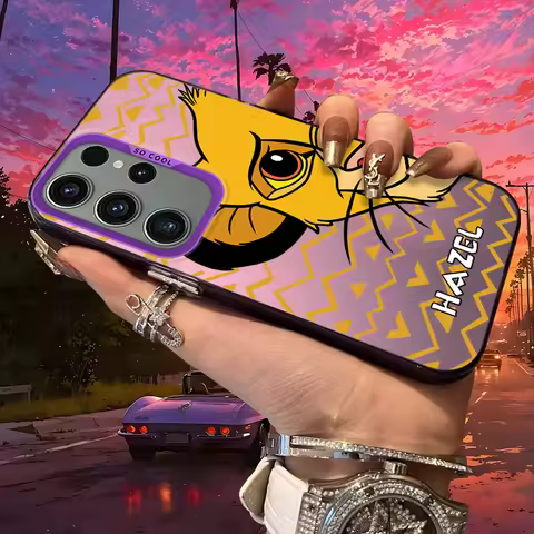 Simba Pumbaa Frosted Case for Samsung Galaxy A36 A35 A34 A32 A30 A26 A25 A24 A23 A22 5G 4G A20 A16 A