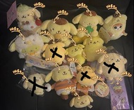 Sanrio Pompompurin 毛公仔擺設/布甸狗Pompompurin公仔/日版/精品/西村裕二/mofusand/棒球布 甸狗/布甸狗芭菲/布甸狗手機支架/四葉草布甸狗