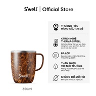 S’well Teakwood Thermal Cup with Handle, 350ml, 14412-A21-74020EU