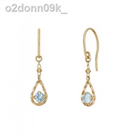 ❏♛❁take up 2020 spring new 10k gold aquamarine earrings soso rabbit Japan purchasing