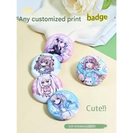 Customized plush badges, cute anime products, etc