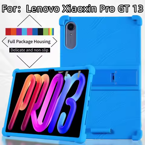 For Lenovo Xiaoxin Pad Pro 13 Case GT 13 2026 TB376FC/TB378FC/390 Stand Soft Silicone Funda Idea Tab