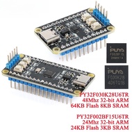 PY32F002BF15U6TR PY32F030K28U6TR PY32F002 Core Chip Development Board 48 24Mhz 32-bit ARM Microcontr