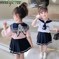 HYS uniform for kids girls Mga babaeng JK suit Batang babae summer dress JK suit college style pamba