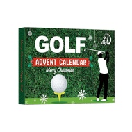 Golf Advent Calendar 2025 24-Day Christmas Countdown Calendar with Golf Balls Tees Markers Socks Too