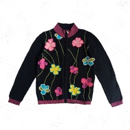 Fl0wers zipper kniwear