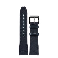 Nylon Fabric Watch Band for IWC Pilots Watch Mark XVIII Black Heart Suitable for Small Prince Replic