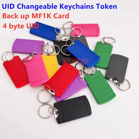 1PCS UID Changeable rfid Rewrite Writable with 4 bytes UID 13.56mhz Key Tag for ACR122U-A9 PM3 Copy