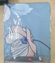 SEA HORSE Bed Sheet Zipped Full Cover Single Size 100% Cotton Suitable for 3 folded Seahorse Mattress Bag Single Bed