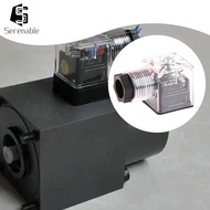 [Serenable] Solenoid Coil Connector Waterproof Transparent Solenoid Valve Plug 24V