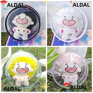 ALDAL  Outdoor Bag, 10cm Doll Multicolor Doll Display Box, Dia. 12/14cm Transparent Doll Accessories