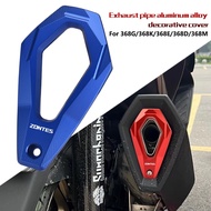 For ZONTES 368G/368E/368K/368D/368M  conversion Exhaust pipe Aluminium alloy decorative cover access