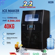 MESIN HICON HZB 40F ES BATU 40KG PERHARI ICE CUBE MAKER HZB - MYOSOTIS7