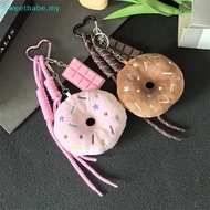 SWEETBABE Cute Doughnut Pendant, Keychain, Plush Doughnut, Claw Machine Doll, Plush Bag Pendant   MY