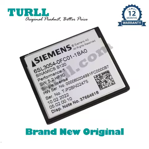 6SL3054-0FC01-1BA0 6SL30540FC011BA0 SINAMICS S120 CompactFlash card incl. performance expansion Orig