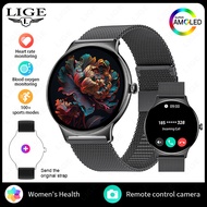 LIGE สมาร์ทวอท์ชผู้ชายบลูทูธ 100 + กีฬาฟิตเนสนาฬิกาที่กําหนดเอง Face Smartwatch สําหรับ Android และ