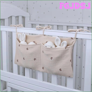 FGJDSJ Portable Baby Crib Storage Bag Nappy Organizer Multifunctional Newborn Bed Headboard Diaper Bag for Kids Baby Items Bedding HSRJR