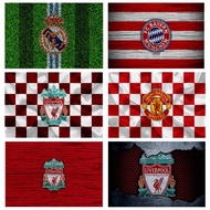 Football club wall Poster 10/ A4/ Without frame.