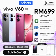vivo V60 5G 8GB+256GB Smartphone | 50MP ZEISS Super Telephoto Camera | Dimensity AI Performance | Au