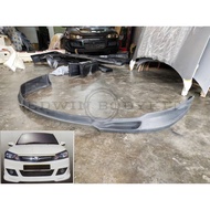 Saga FLX Promote Front Skirt Pu Bodykit Depan Skirt Lip Pu material Proton FL SE