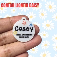 Daisy Cat Necklace Cat Necklace Custom Name/