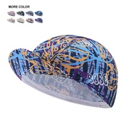 Printed Cycling Cap Bicycle Cap Sweat-Absorbent Quick-Drying Cycling Cap Men Women Cycling Sunscreen