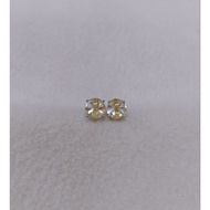 Gmmissy Golden rutilated quartz silver925 earring 金钛晶纯银925耳钉