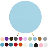 Round Backdrop Cover Circle Backdrop Cover Spandex Circle Wedding Arch Backdrop Cover Fabric for Wed