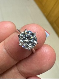 3卡Cvd培植鑽石，E色有IGI證書連18k金托，有現貨