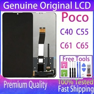 Original Poco C40 Poco C55 Poco C61 Poco C65  LCD Display Touch Screen Replacement