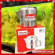 Stainless steel mug, water mug with lid SUS 304 - 304 stainless steel tea pot with lid 1.5 LITER - b