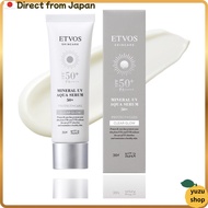 【Direct from Japan】ETVOS Mineral UV Aqua Serum 50+ 30g #Clear Glow SPF50+ PA++++ (Sensitive skin, su