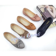 PRISHA Women's Flat Shoes with Ribbon Motif Code BN-01 Latest Women's Flat Shoes Flat Shoes Women's 