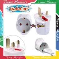 Over PLUG Converter 2 to 3 EU to UK Converter/