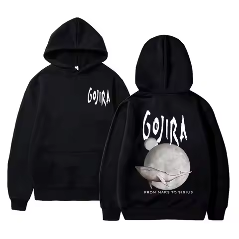 France Metal Band Gojira From Mars To Sirius Flying Whales Music Album Graphic Hoodie Male Fashion V