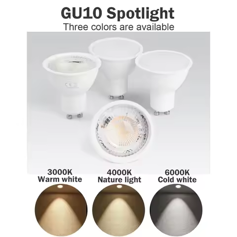 10pcs LED Spotlight GU10 Bulb 5W 6W 7W 8W 9W GU10 AC 220V 100V Replace 30W 40W 50W Halogen Lamp for