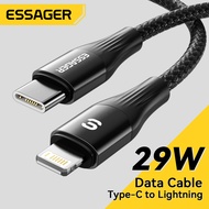 ESSAGER 29W USB C to Lightning Cable For iPhone 14 13 12 11 pro Max XS Fast Charging PD Cable for i