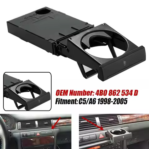 Front Dashboard Stretch Cup Holder 4B0862534D For Audi A6 C5 1998-2005 A4 19998-2002 Retractable Dri