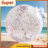 ✨Special Offers✨  2Pcs Glitter Beach Ball Confetti Beach Ball 15.6 Inch Inflatable Beach Ball Sequin