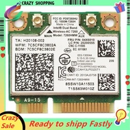 Notebook Built-in Wireless Card for  7260HMW 7260AC 867M Dual Band 5G Wireless Card BT4.0 for 04X609