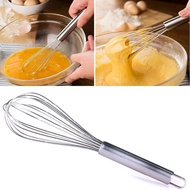 Hand Whisk Egg Cream Mixer Stirrer Stainless Steel Sauce Beater Cooking Tool